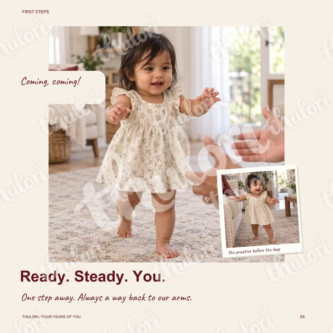Page 4 — First steps: Ready. Steady. You.